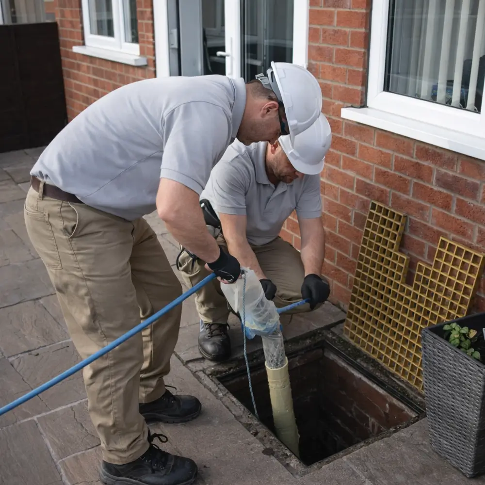 Blocked drain repair service in Watlington
